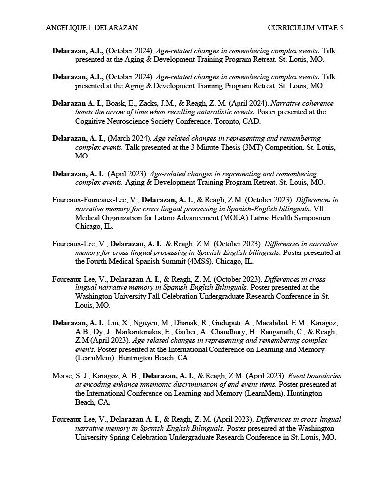 CV Page 5