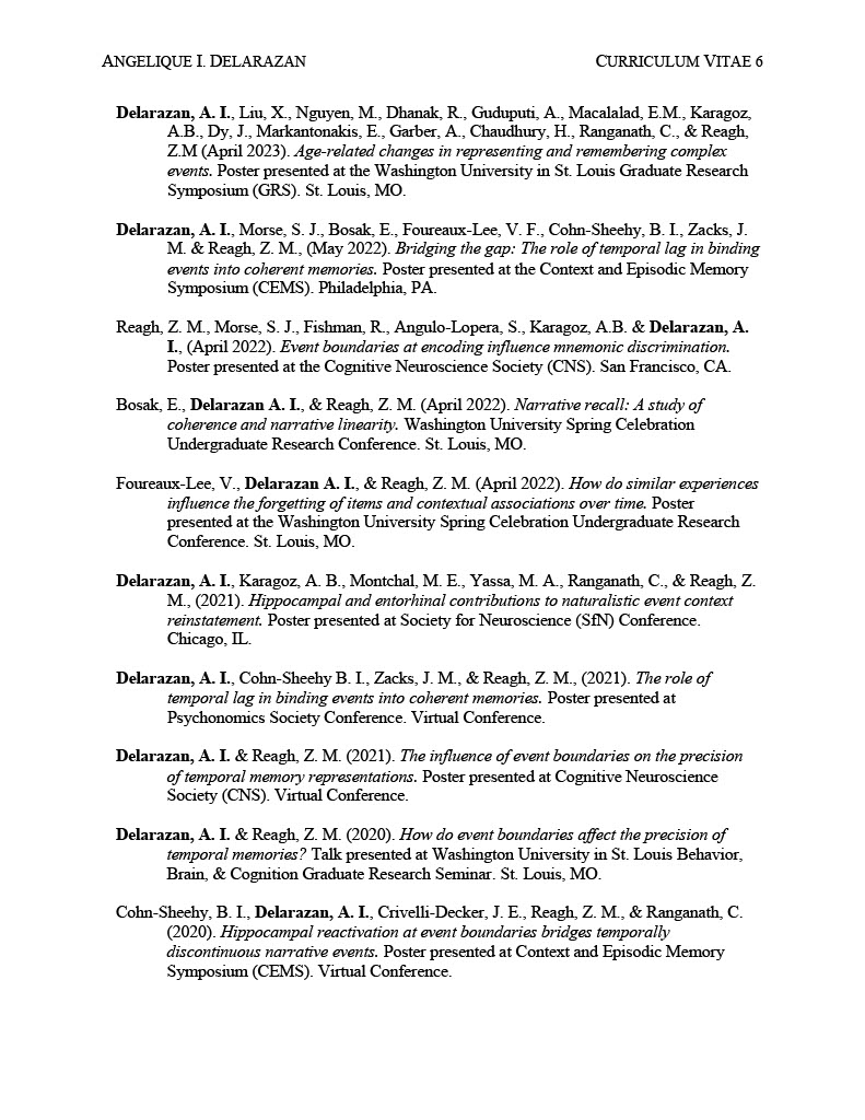 CV Page 6