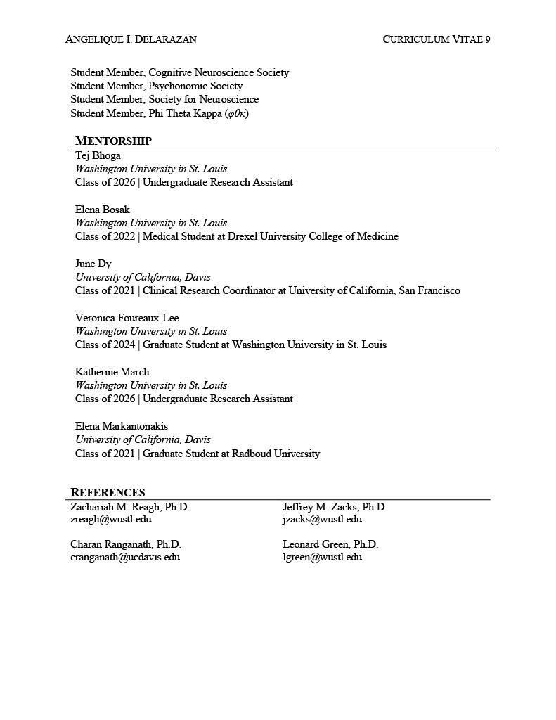 CV Page 9