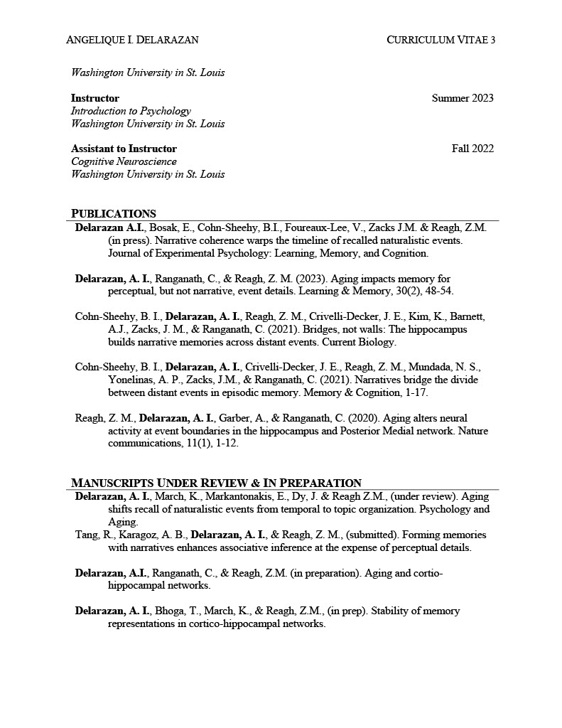CV Page 3